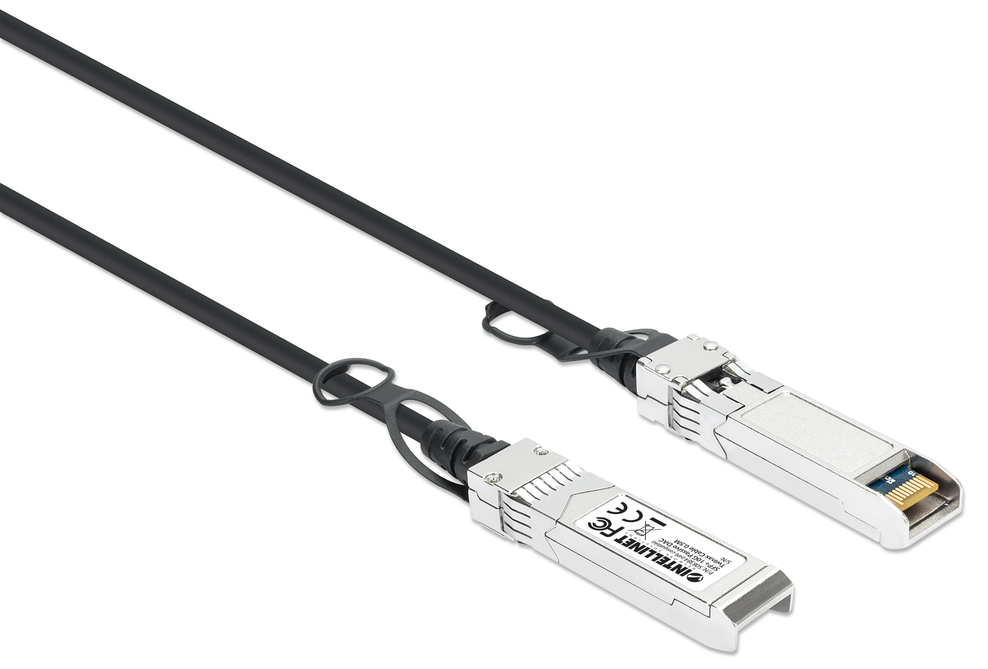 INTELLINET SFP+ 10G Passives DAC Twinax-Kabel 0,5m HPE-komp.