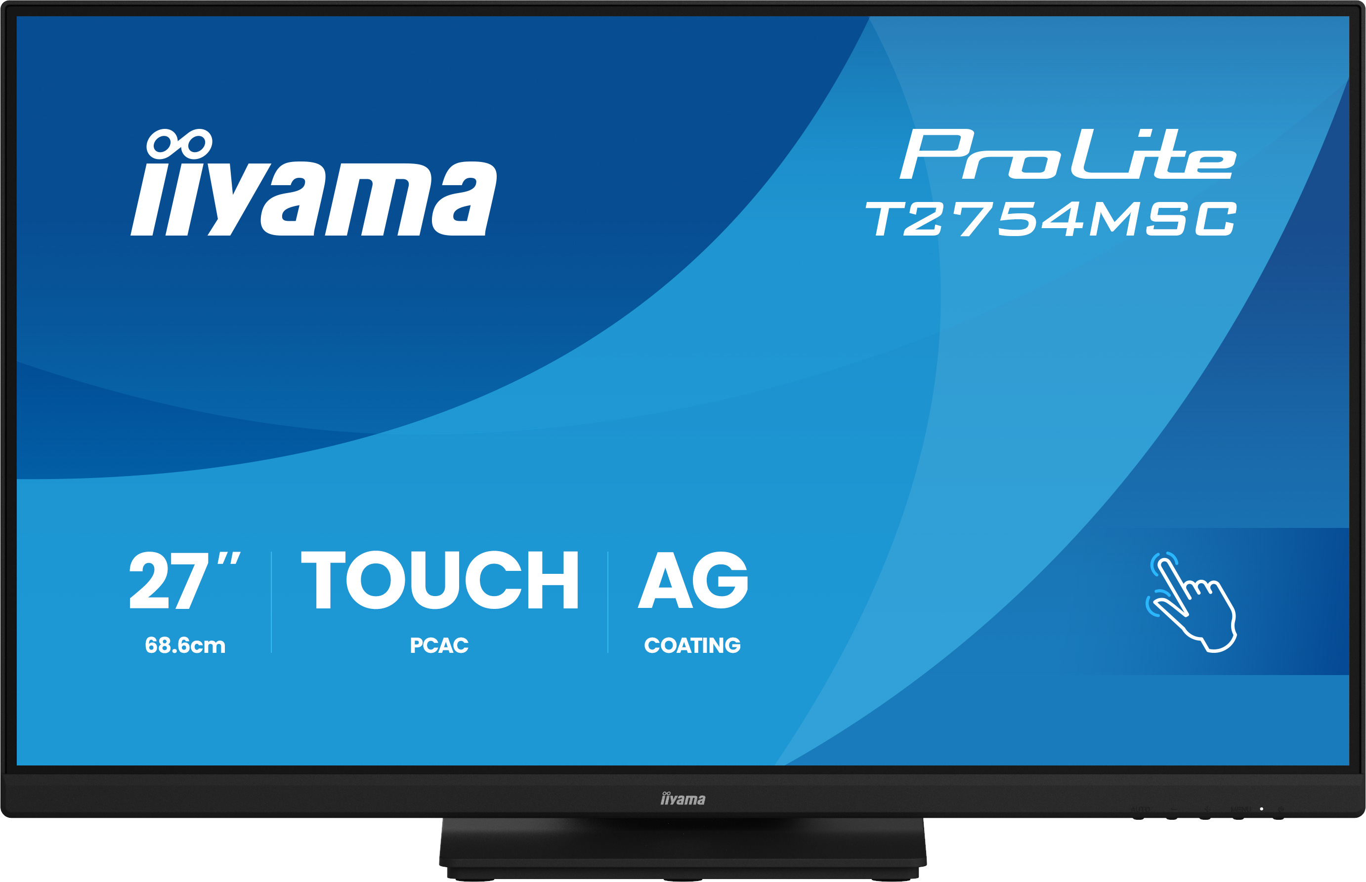 IIYAMA 68.6cm (27) T2754MSC-B2AG 16:9 M-Touch VGA+HDMI
