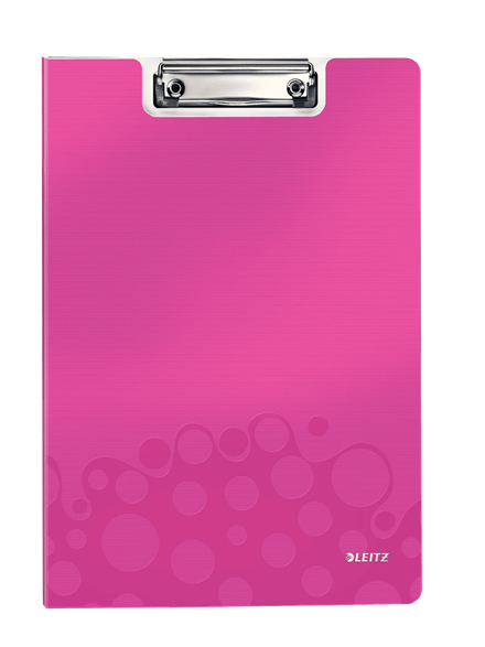 LEITZ Klemmbrettmappe WOW 4199 DIN A4 pink Kunststoff, 1 St.