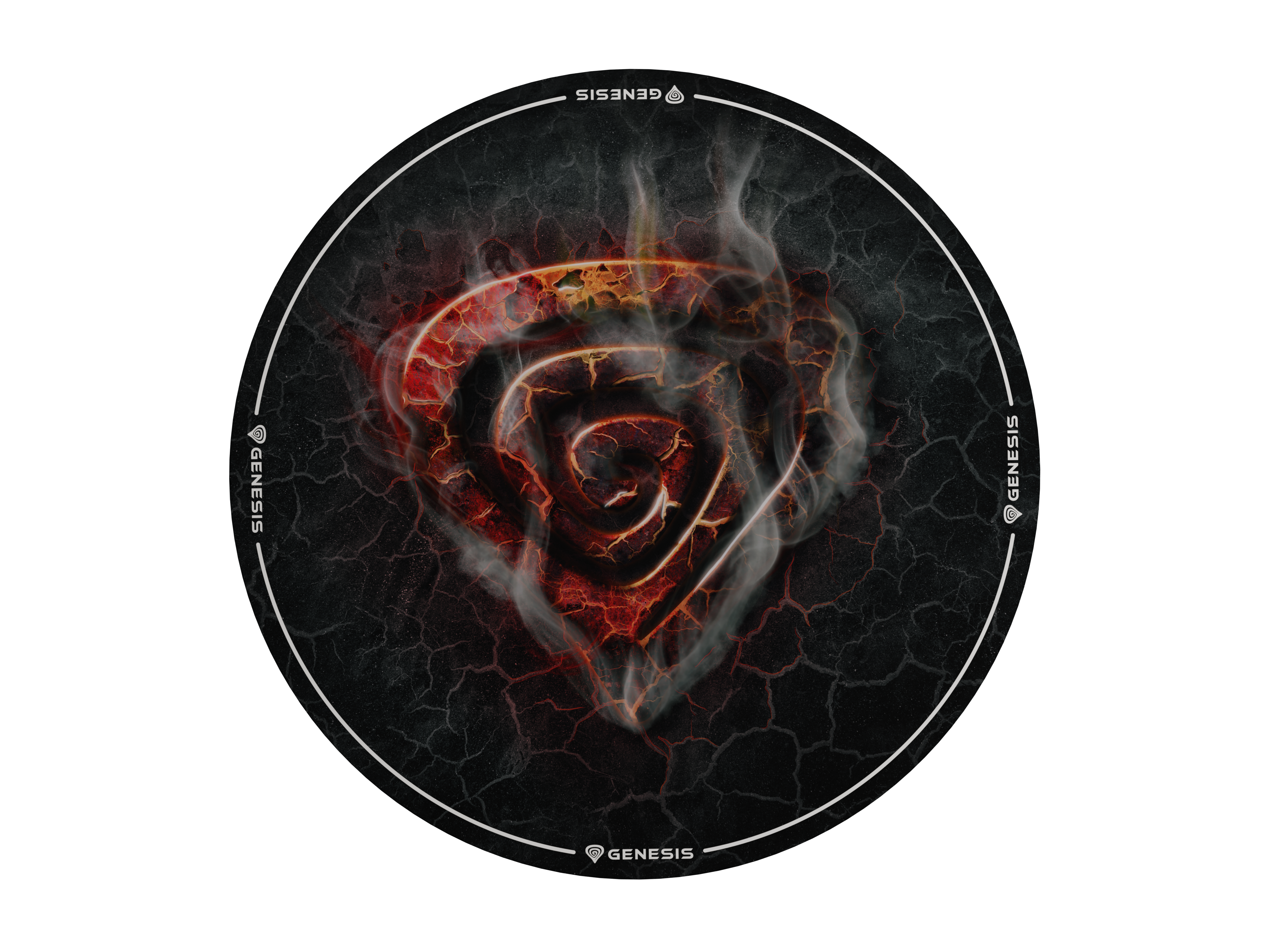 Genesis Bodenschutzmatte TELLUR 400 ROUND LAVA (1,0m)
