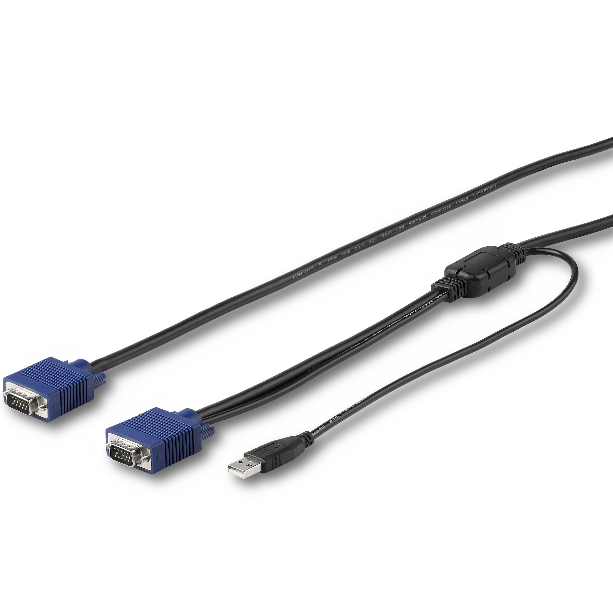 6 FT. (1.8 M) USB KVM CABLE RACKMOUNT CONSOLE CABLE