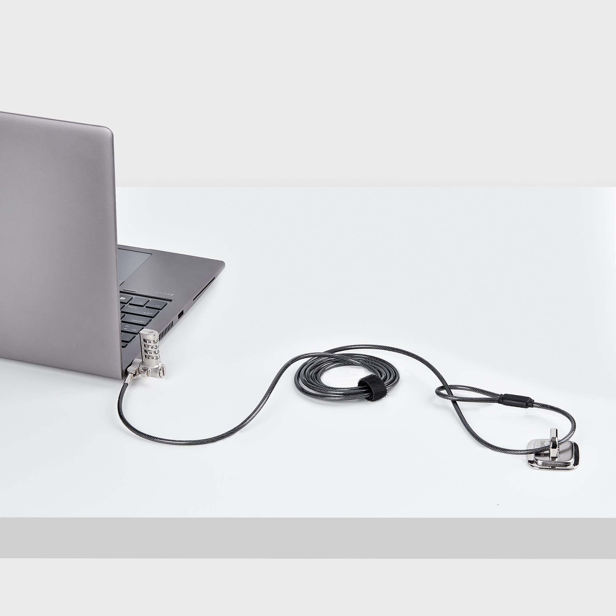 UNIVERSAL LAPTOP LOCK 3-IN-1 LOCKING SECURITY CABLE