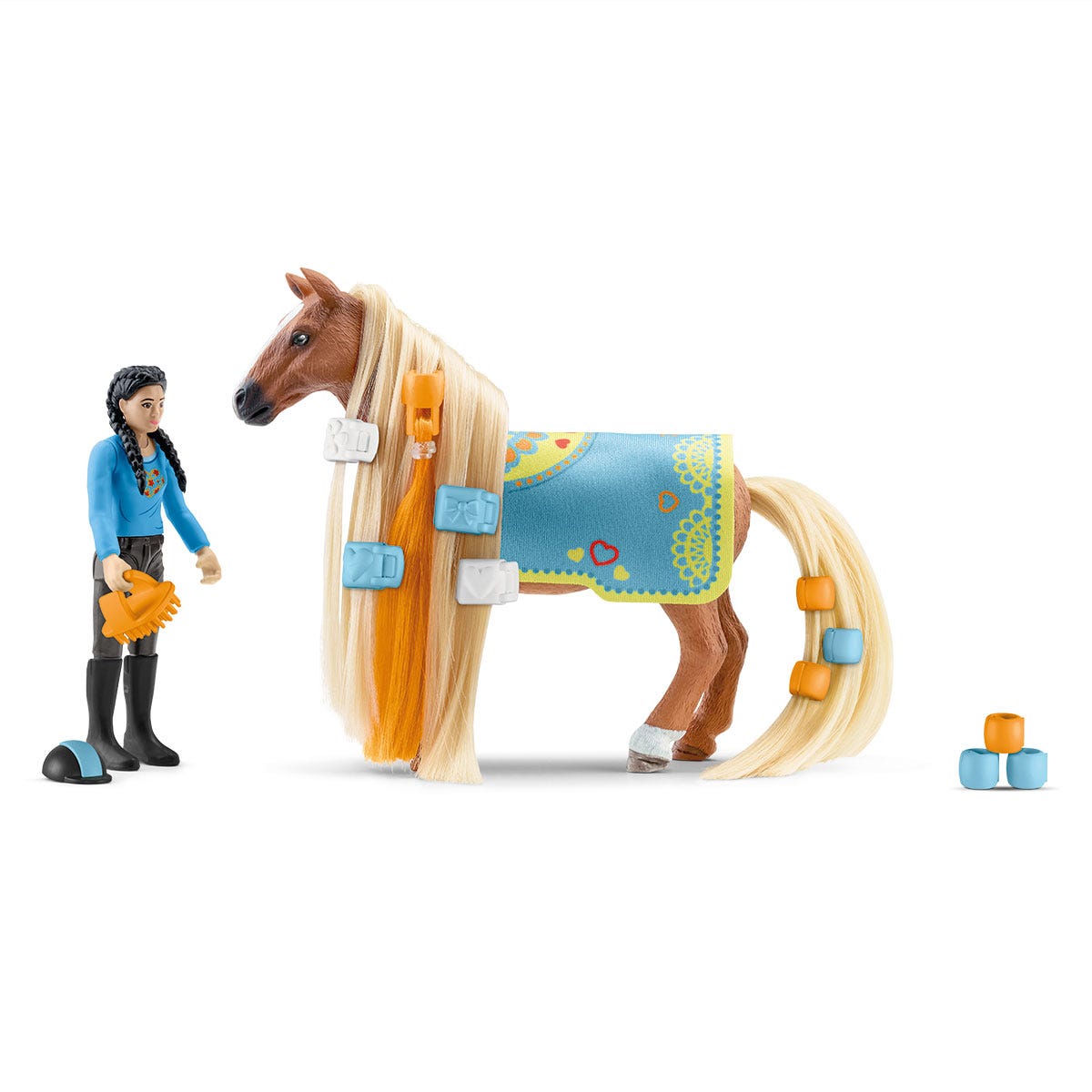 Schleich® Horse Club Sofias Beauties 42585 Kim und Caramelo Spielfiguren-Set