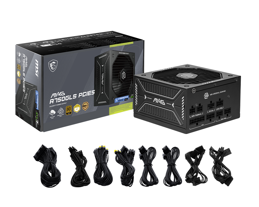 MSI Netzteil MAG A750GLS PCIE5 750Watt
