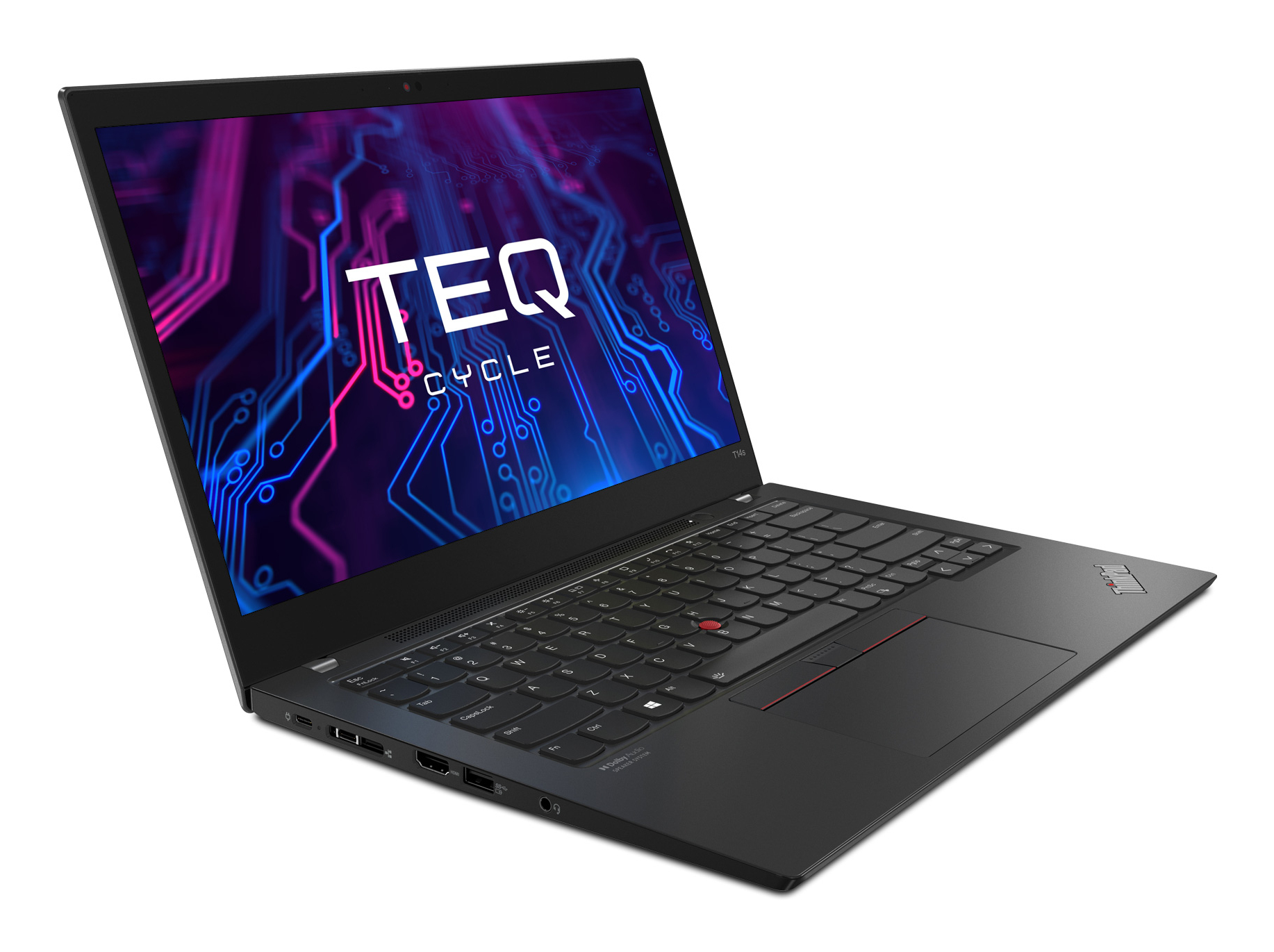 TEQCYCLE Lenovo ThinkPad T14s G2 AMD Ryzen 7 PRO 5850U 35,56cm 14Zoll 16GB 512GB M.2 BL CAM W11P Premium