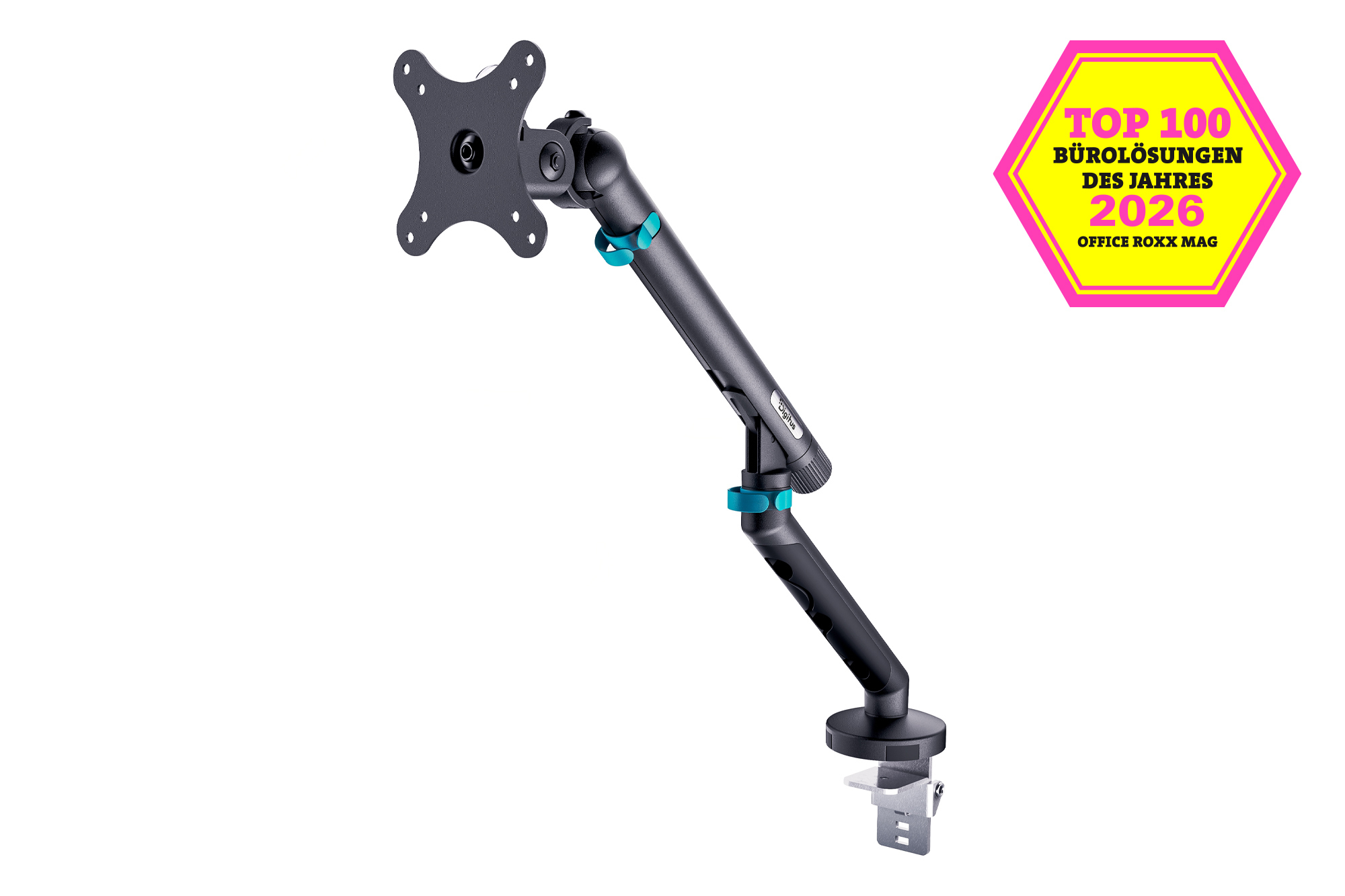 DIGITUS TIS 35 1TFT 1Gelenk Feder schwarz Max.10KG