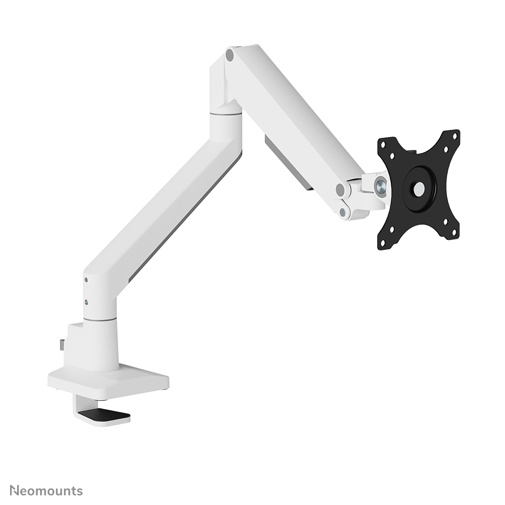 NEOMOUNTS Next Slim Desk Mount single display topfix clamp/grommet white