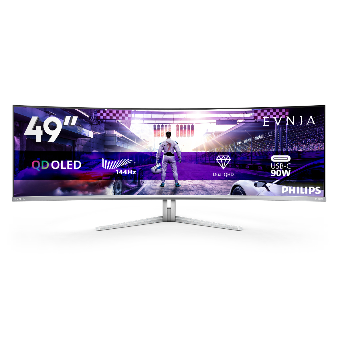 Philips 124,3cm(48,9) 49M2C8900L 32:09 2xHDMI+DP+USB-C weiß retail