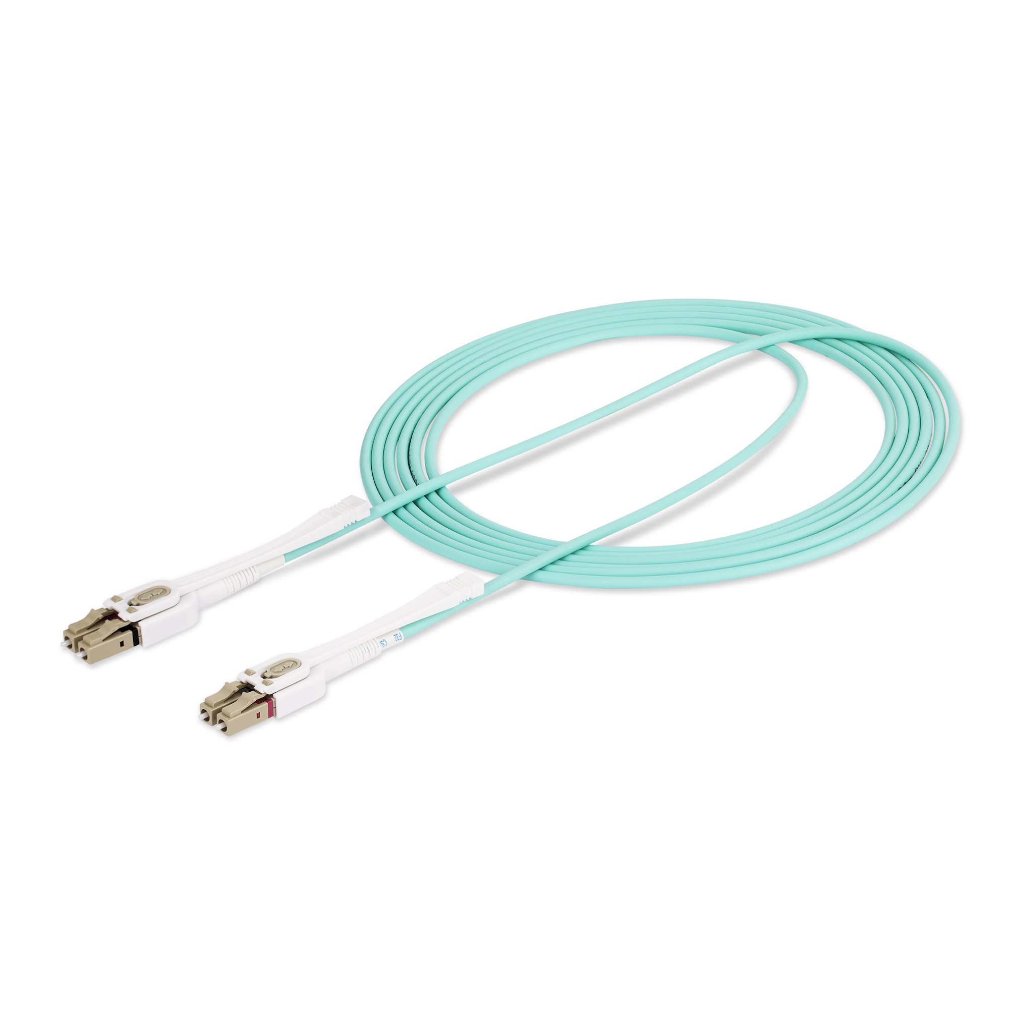 StarTech.com 3 m LC-zu-LC (UPC) OM4 Glasfaser Patchkabel Aqua-Farbe