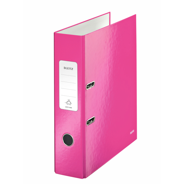 LEITZ Ordner pink Karton 8,0 cm DIN A4, 1 St.