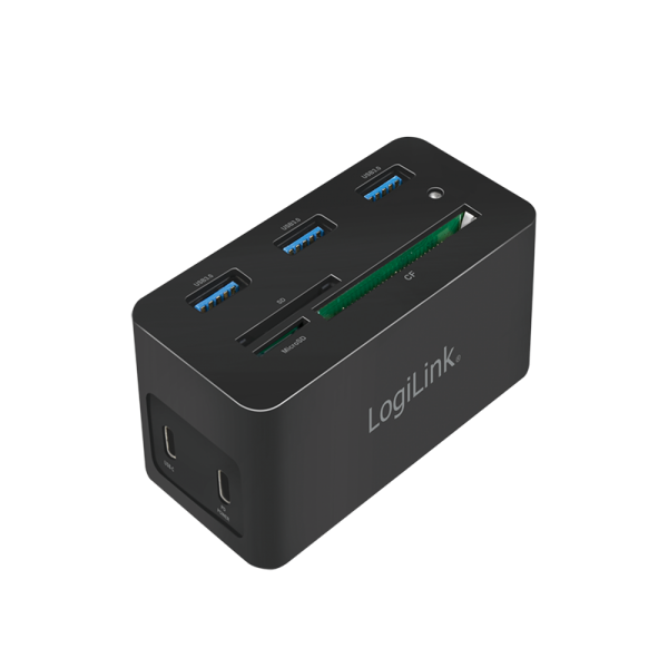 Logilink Dockingstation USB 3.2 (G1) HDMI,10-Port,PD4,schw.