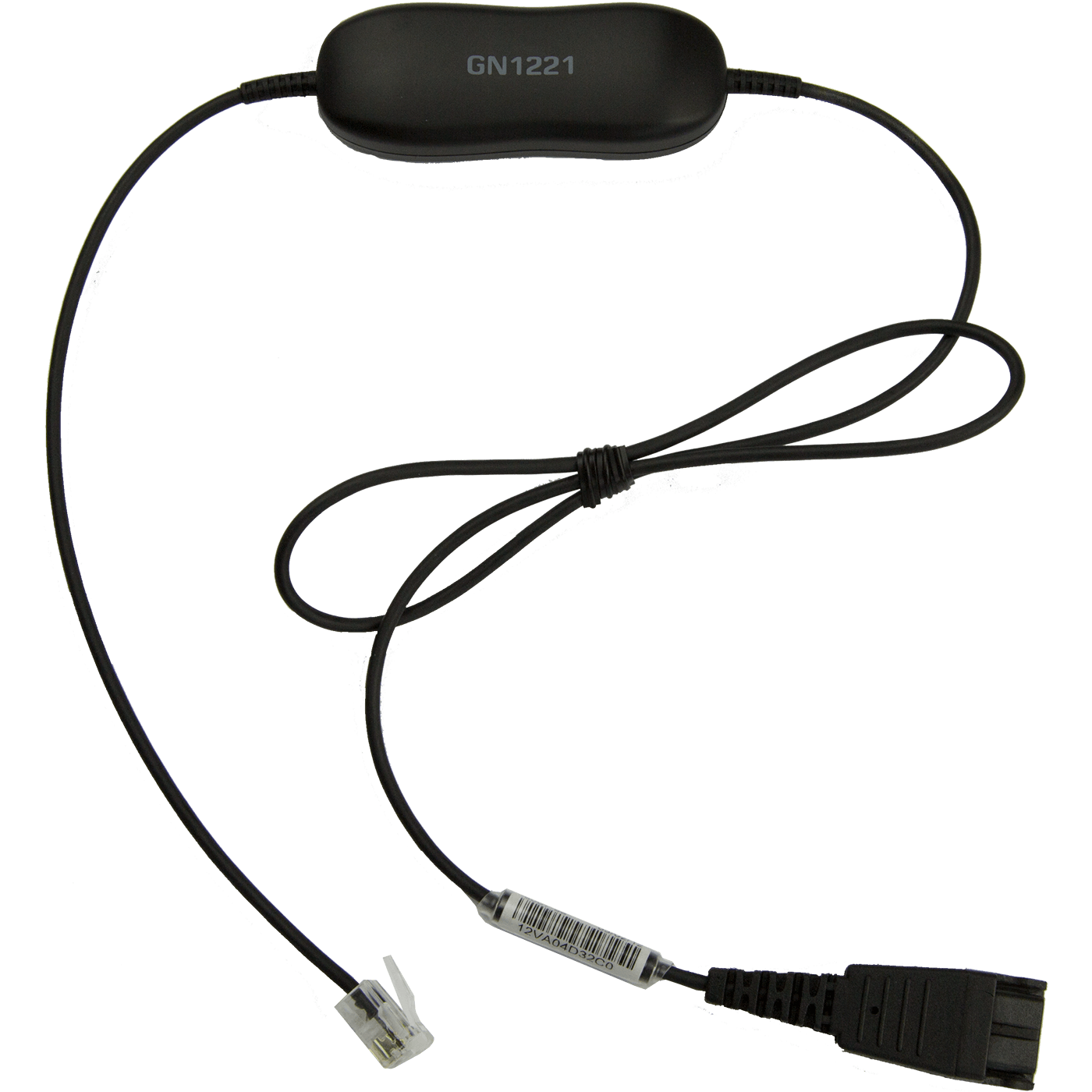 Jabra Smart Cord, QD auf RJ9, glatt 0,8 Meter