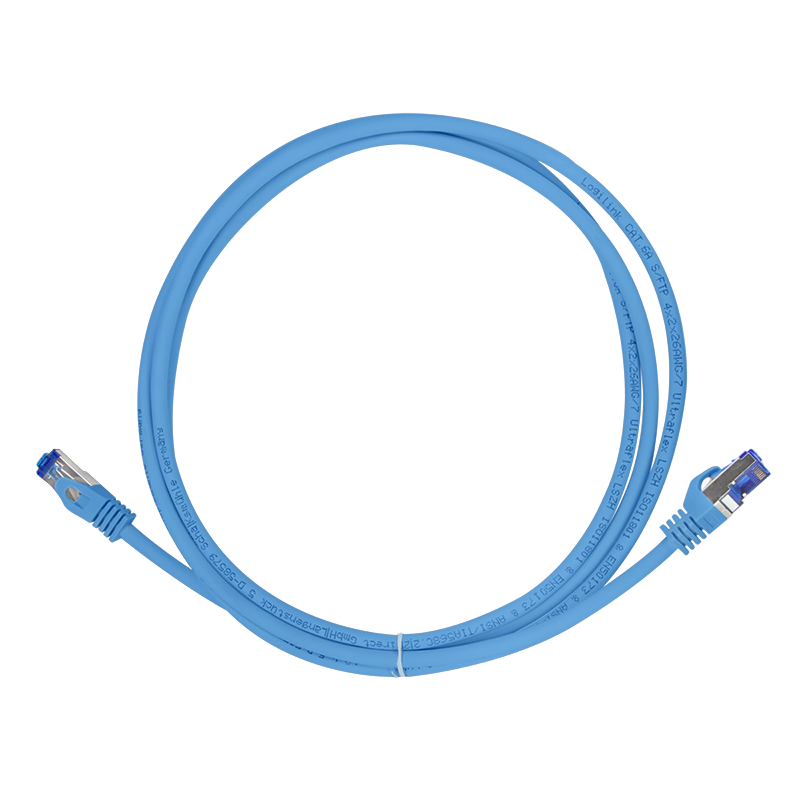 Logilink Patchkabel Ultraflex, Cat.6A, S/FTP, blau, 2 m