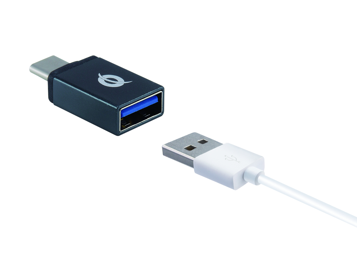 CONCEPTRONIC Adapter USB-C->-A/Micro-B 2Stk 480Mbs OTG gr