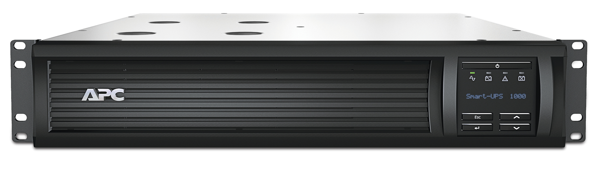 APC SMT1000RMI2UC Smart-USV 1000 VA / 700Watt LCD 2HE, 230 V, mit SmartConnect