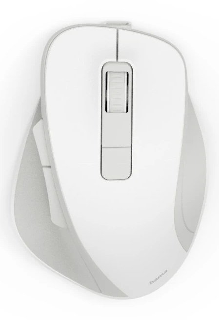 hama WM-500 Maus ergonomisch kabellos weiß