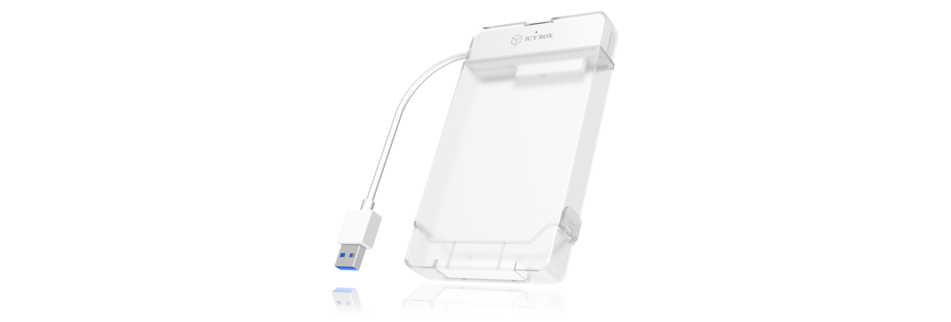 Adapter Kabel IcyBox 2,5 SATAI-III SSD -> USB 3.0 9,5mm