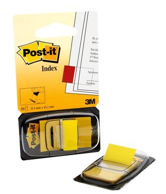 Post-it® Index Haftmarker gelb 50 Streifen