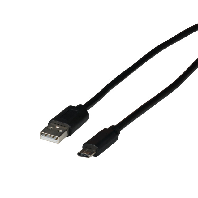 USB 2.0 CABLE C-A PLUG 3M TYPE-C PLUG - TYPE-A PLUG