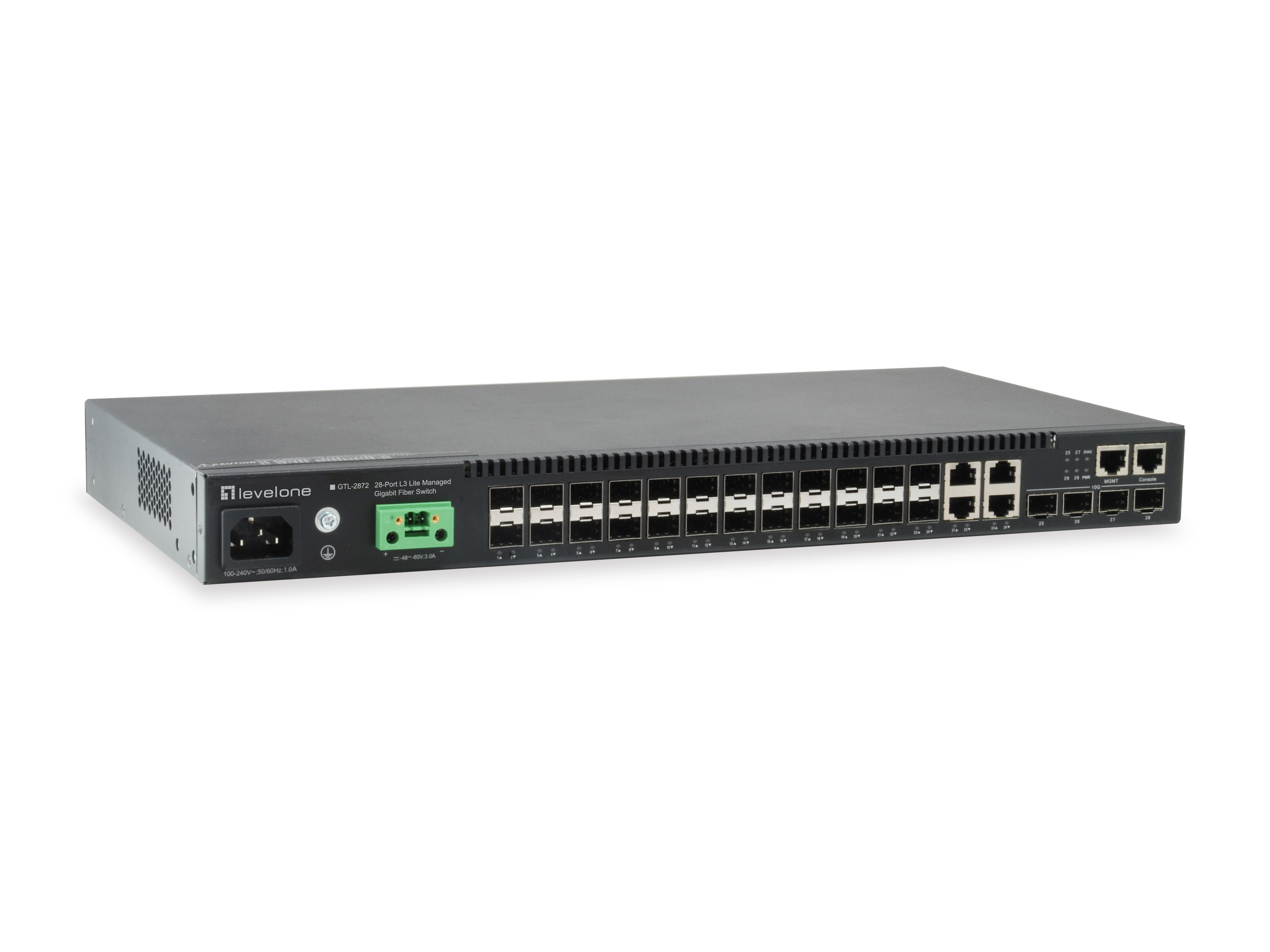 LevelOne Switch 20xSFP/4x10GSFP+/+ KILBY 19 Managed L3