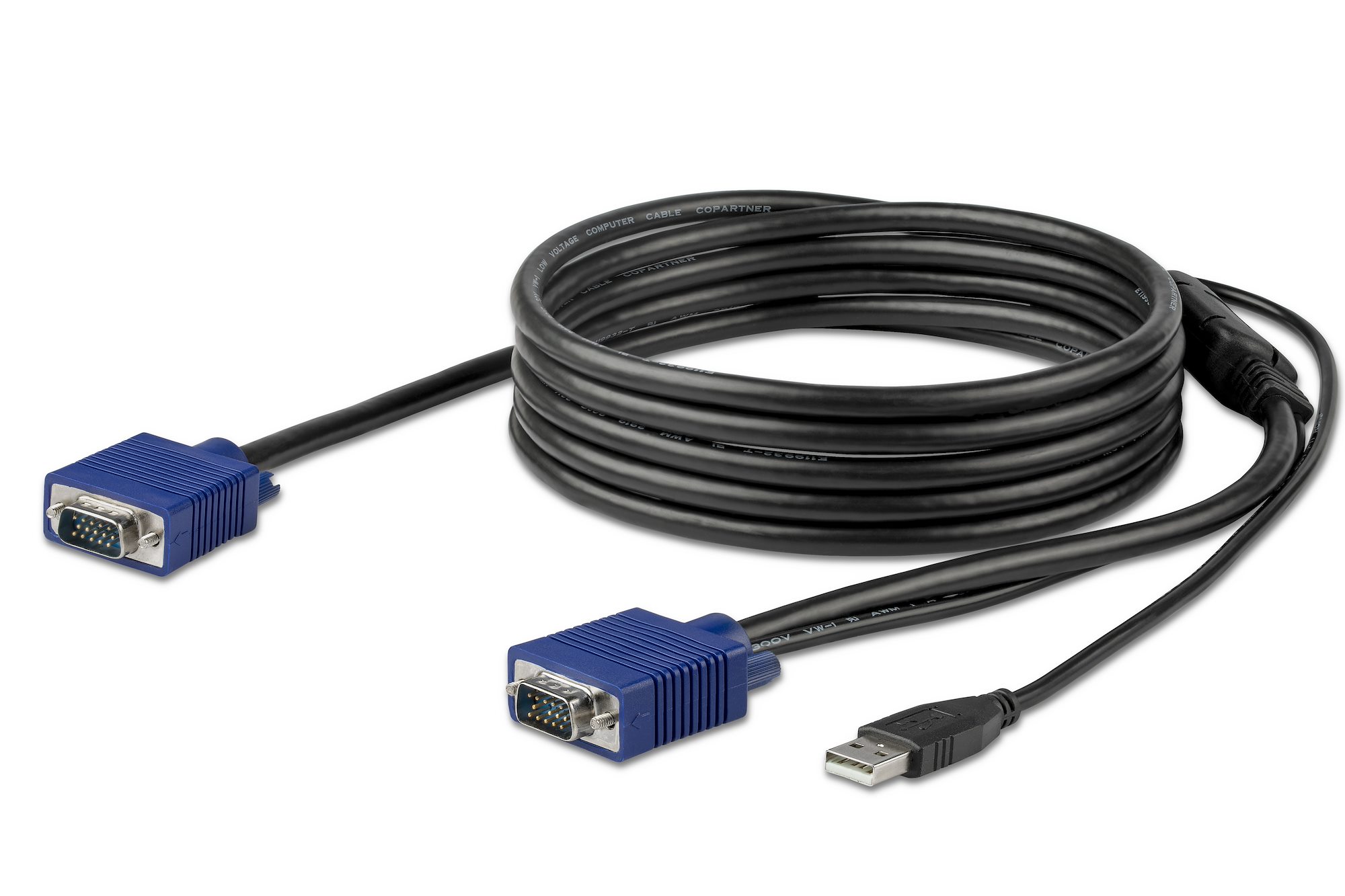 10 FT. (3 M) USB KVM CABLE RACKMOUNT CONSOLE CABLE