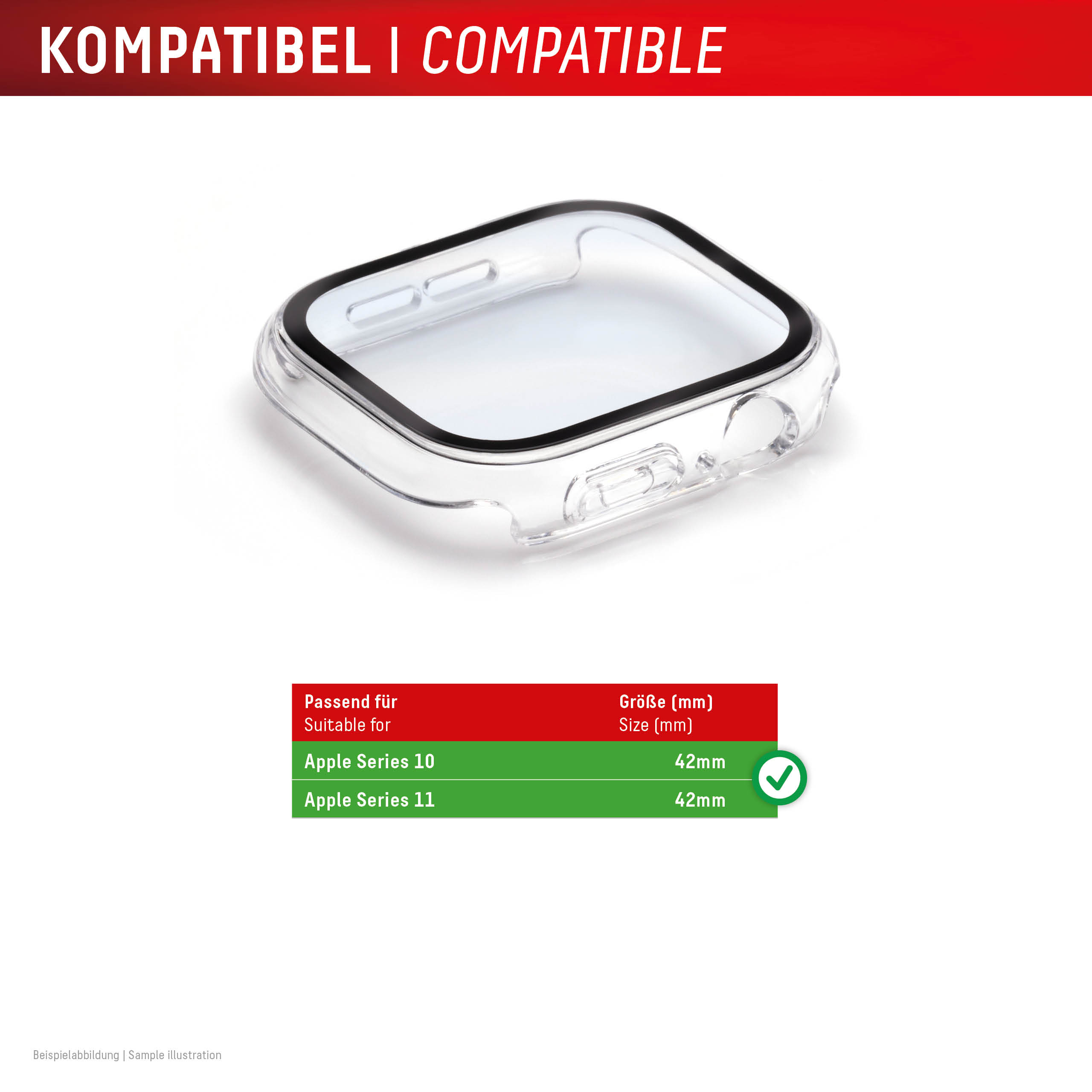 DISPLEX FULL BODY APPLE SERIES 10 42MM TRANSP.
