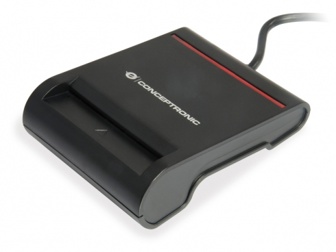 CONCEPTRONIC Smart-ID Kartenleser USB-A2.0 schwarz