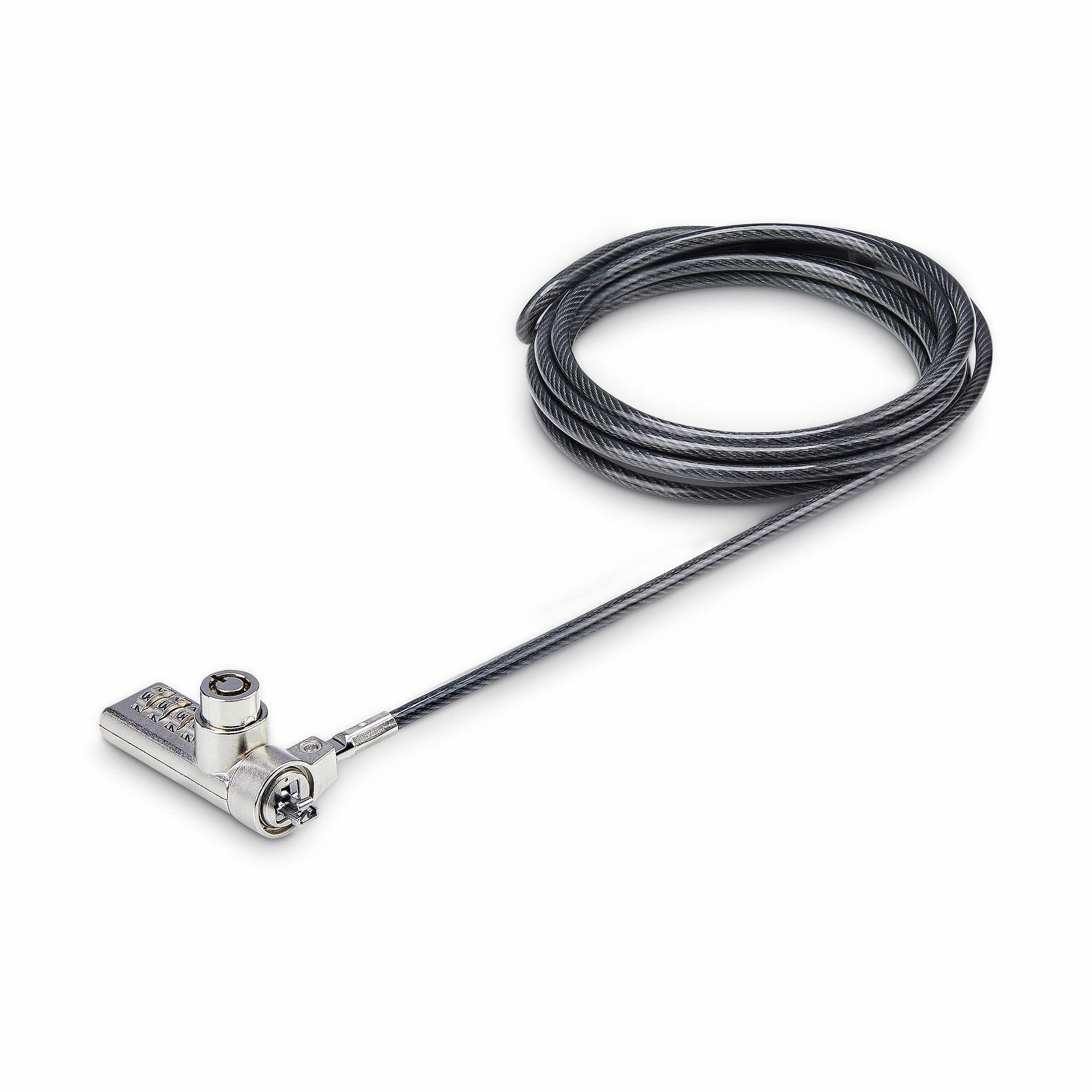 10PK KSLOT LAPTOP LOCK 6.5FT COMPUTER CABLE LOCK