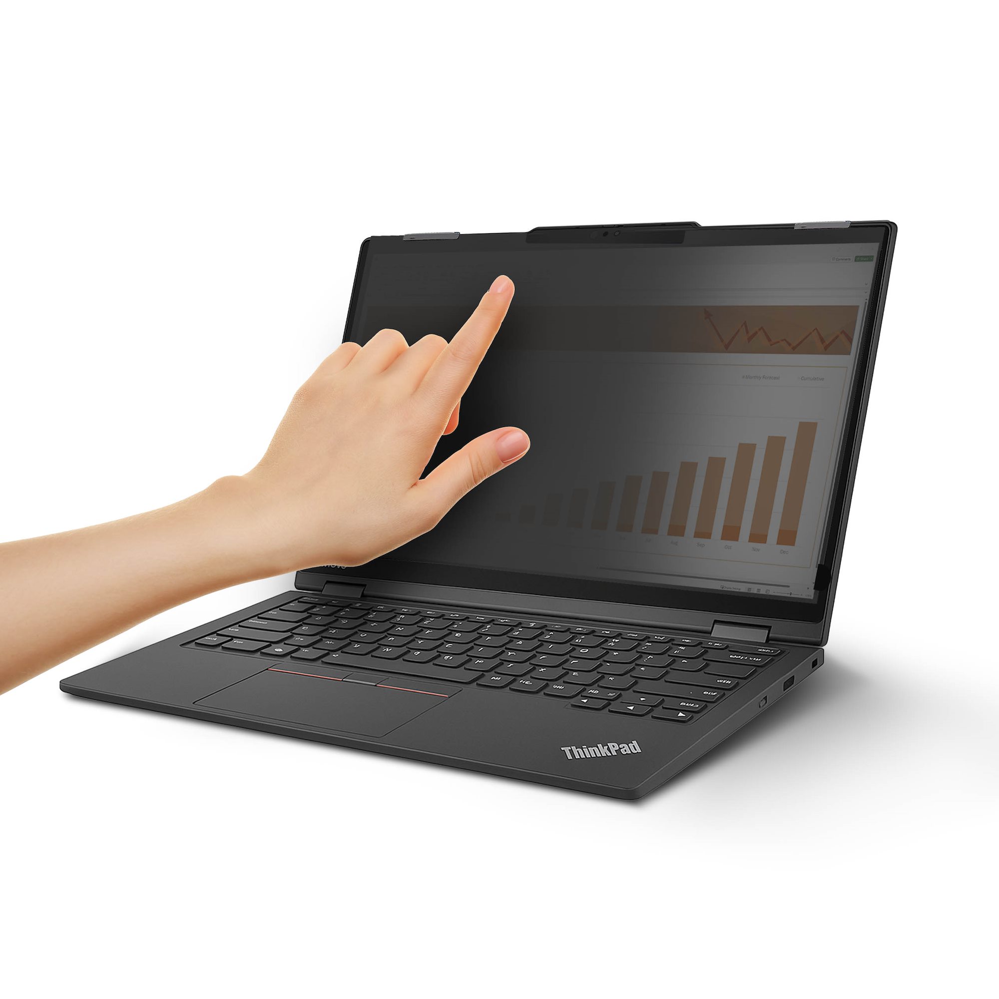 STARTECH.COM Lenovo X13 Yoga Gen 4 Bright Privacy Screen Filter with Touch Flip-Over 75 Light Transmittance Anti-Glare