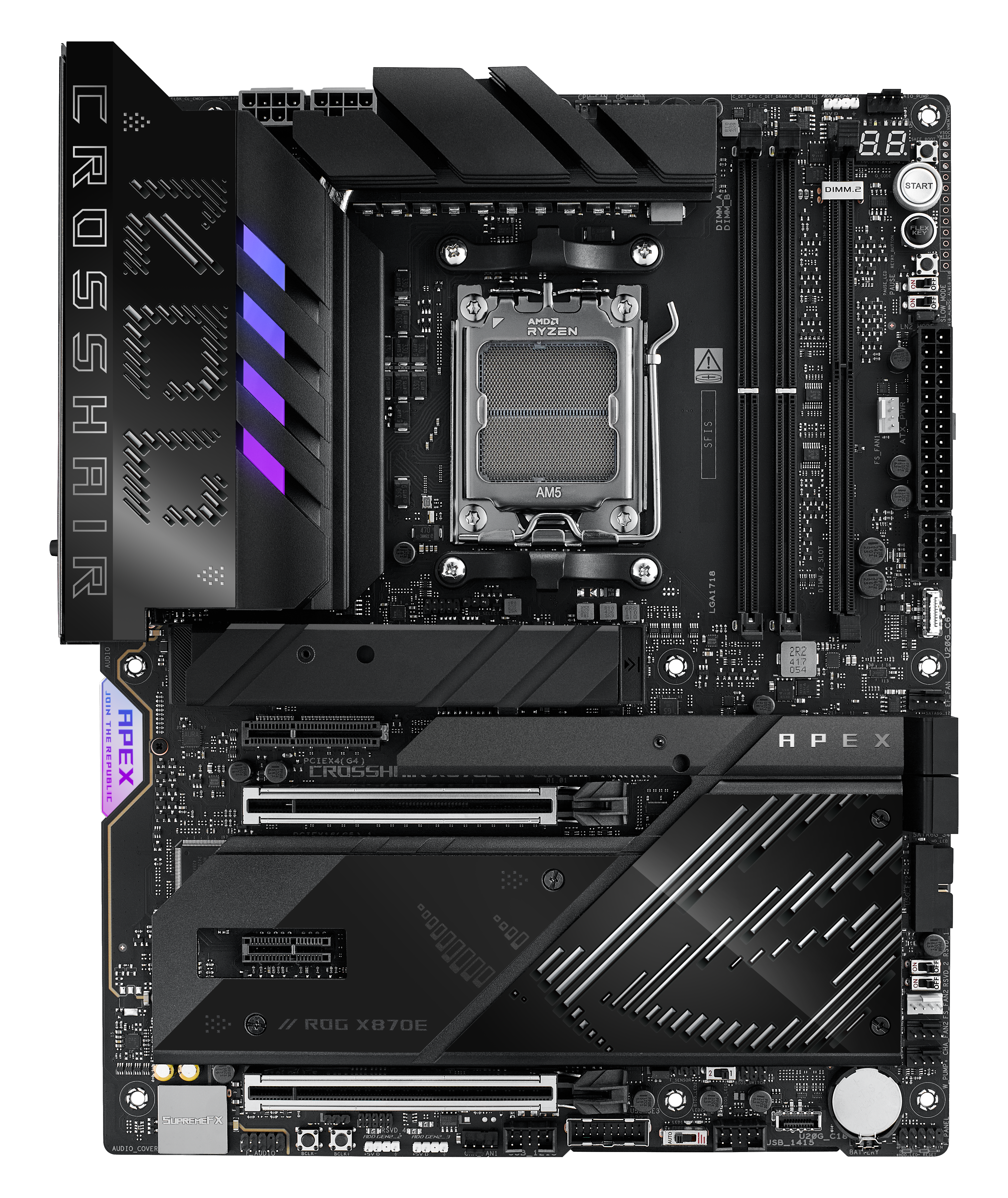 ASUS ROG CROSSHAIR X870E APEX AM5 MB 2xDDR5