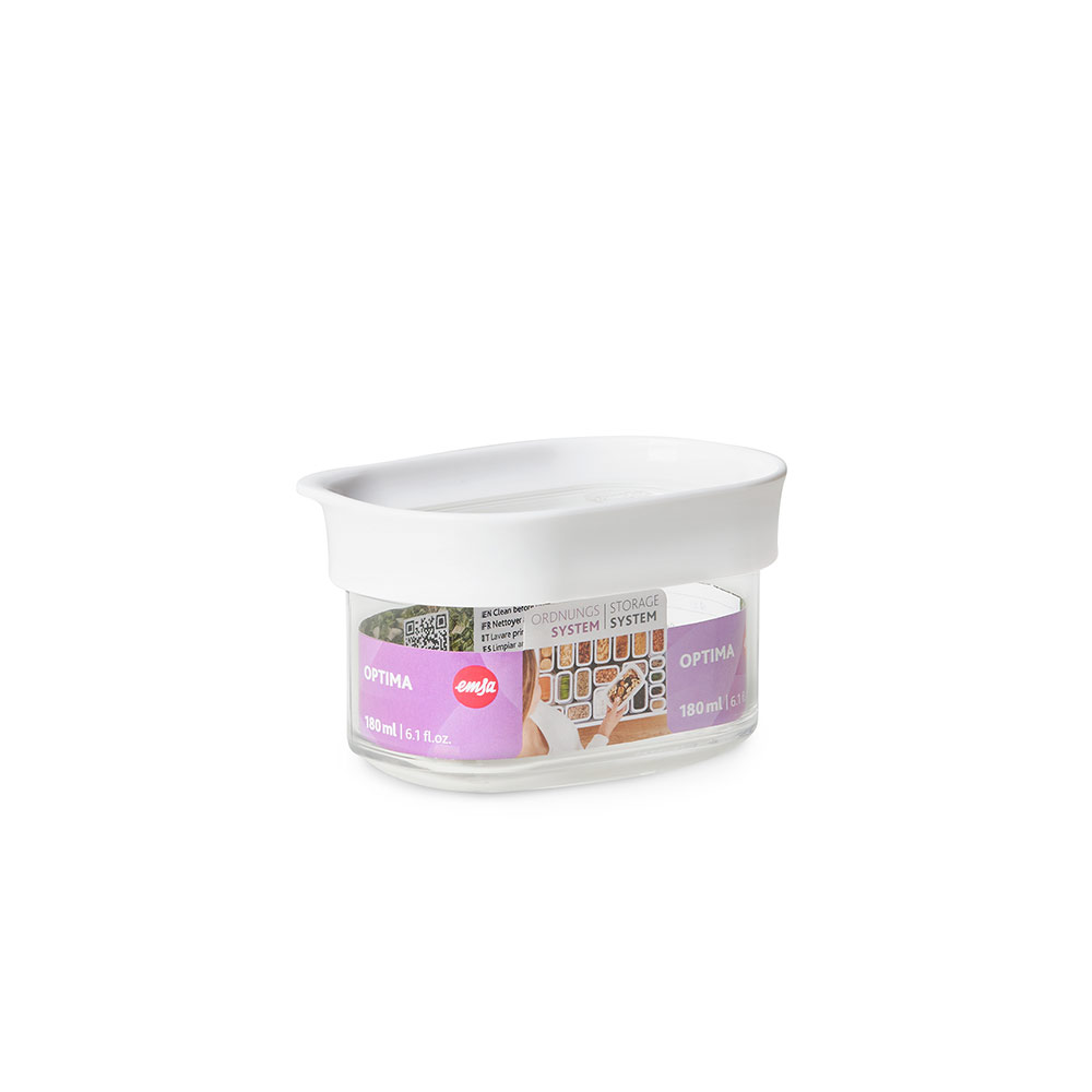 emsa Vorratsdose OPTIMA 6,5 cm hoch transparent 0,18 l, 1 St.