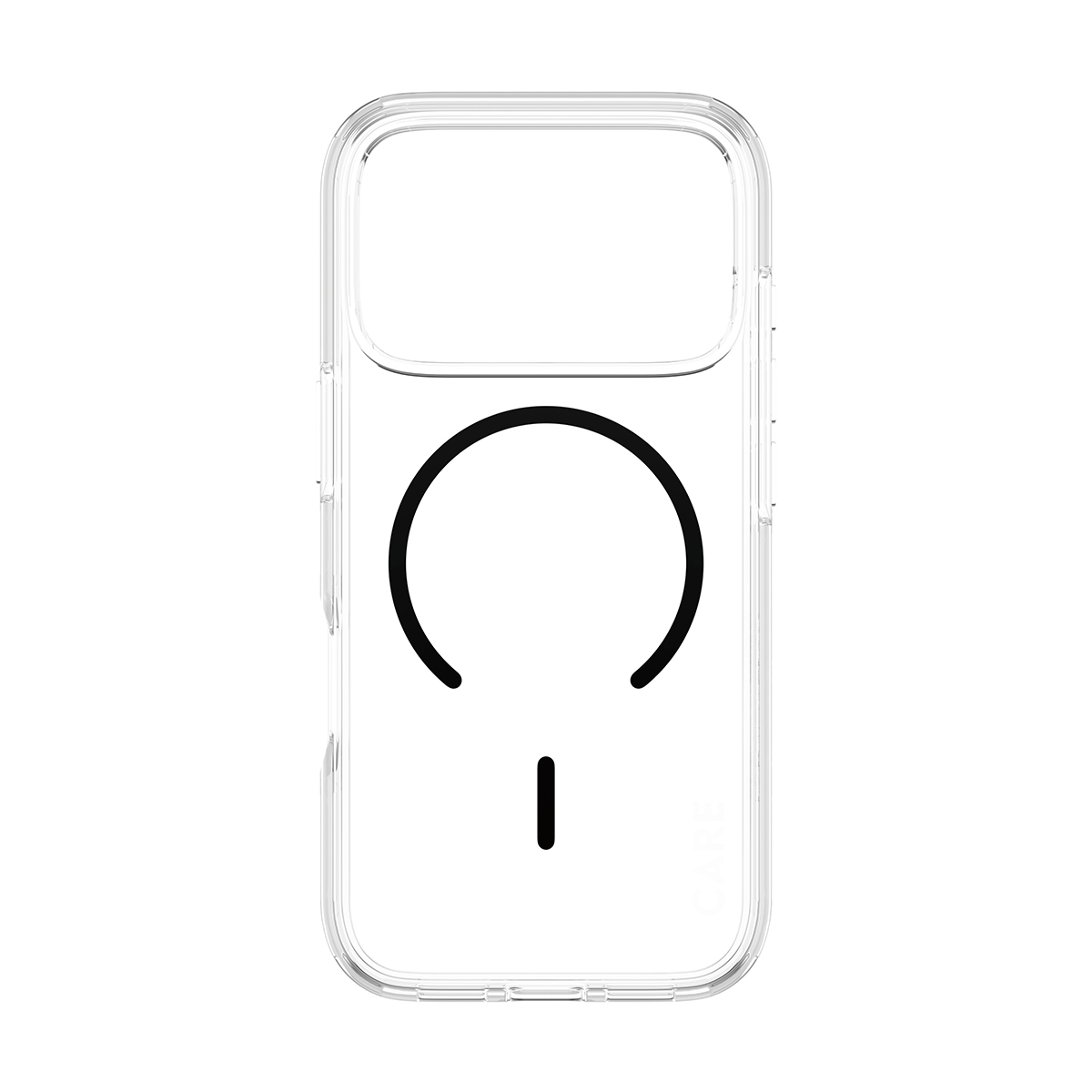 CARE BY FLAGSHIP CASE TRANSPARE W. BLACK MAGSAFE IPHONE 17 PRO