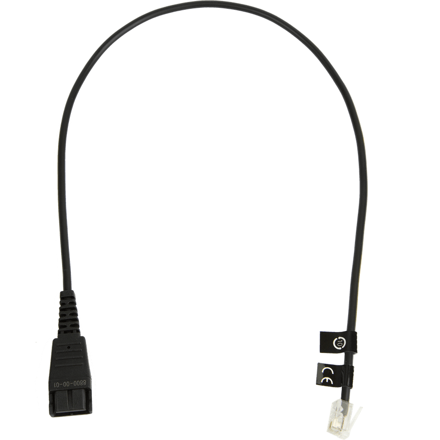 CABLE W/ QD TO RJ10 PLUG REGEL BELEGUNG 0.5M
