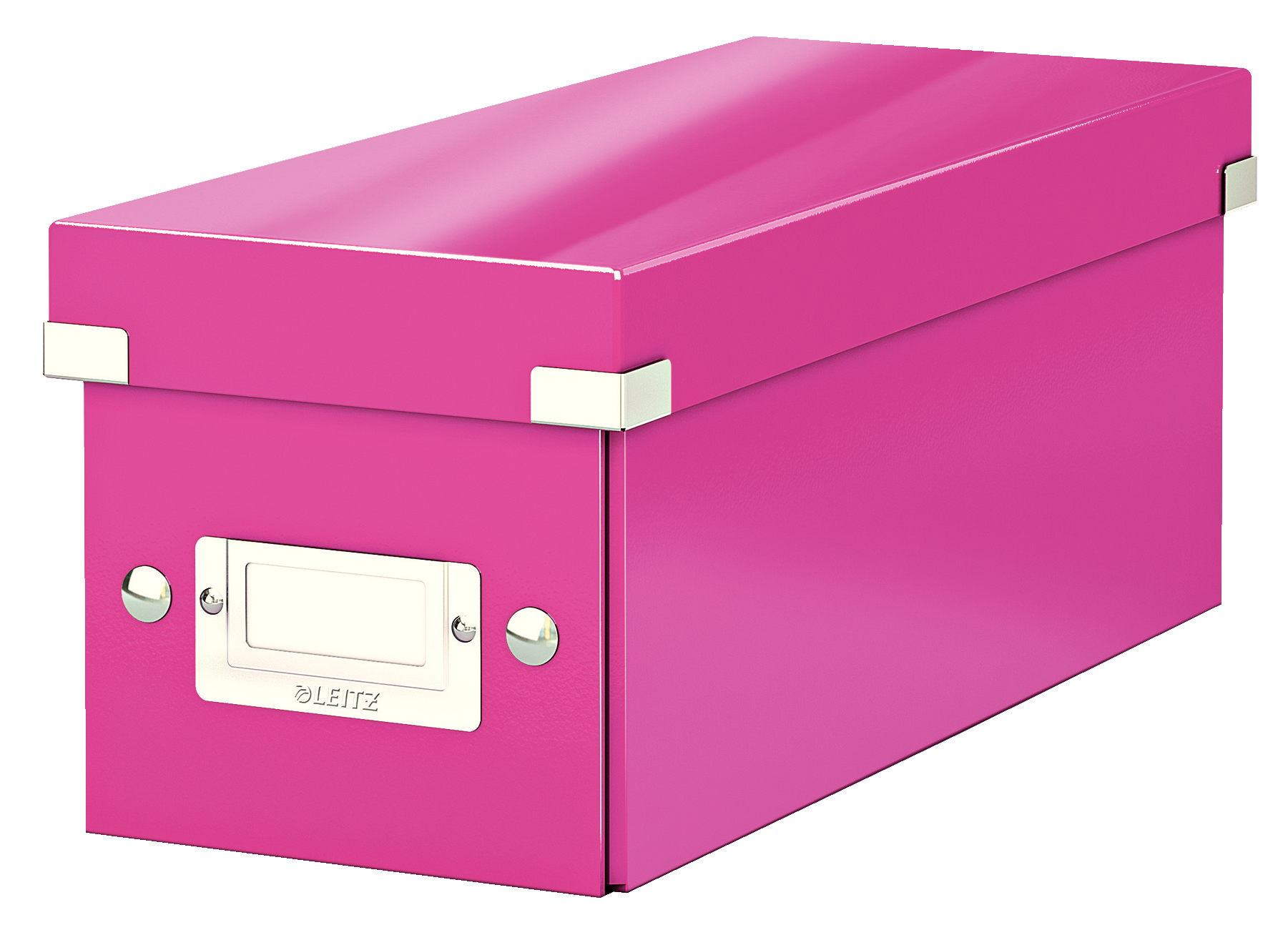 LEITZ CD-/DVD-Box Click & Store pink, 1 St.