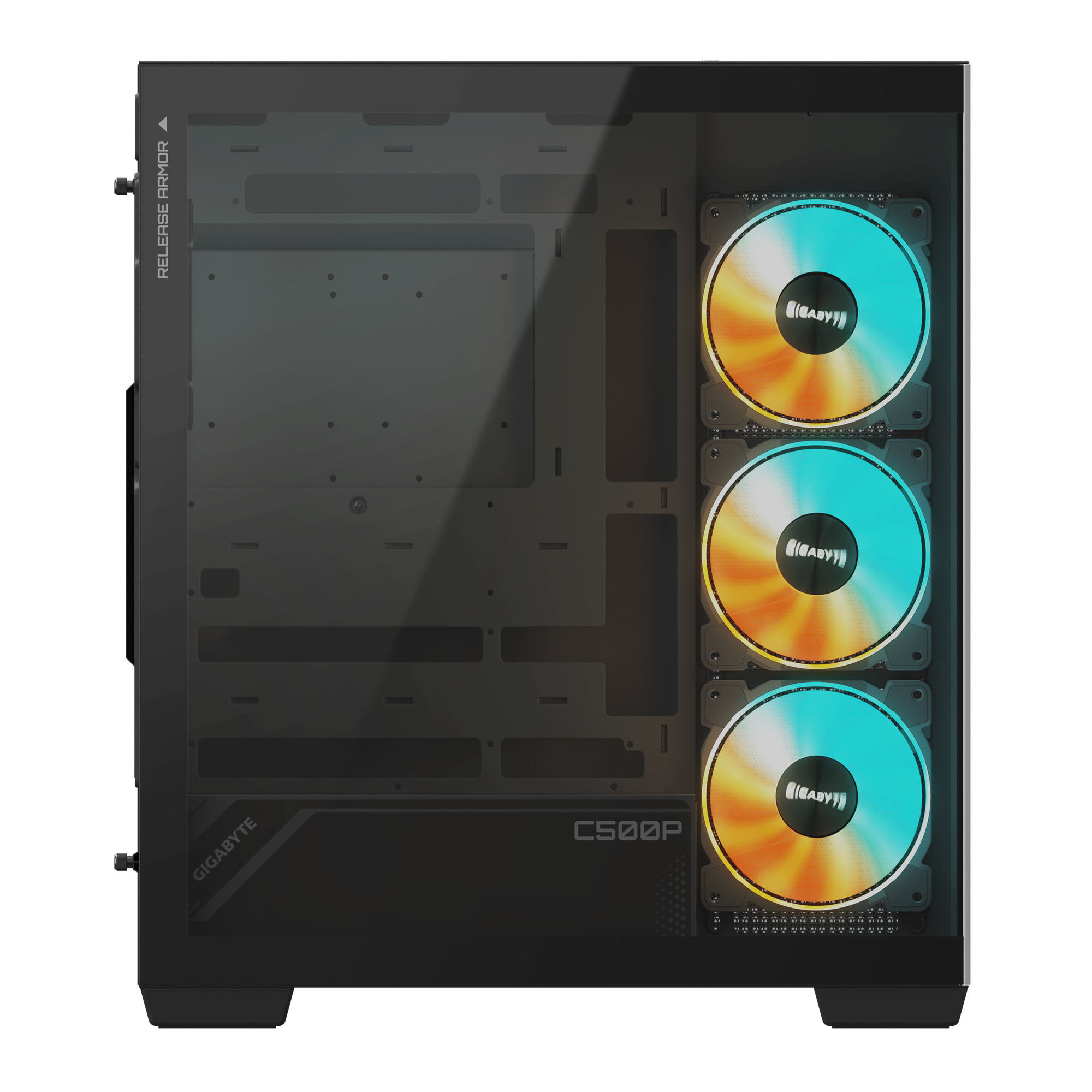 Gigabyte C500 Panoramic Stealth, black, ATX