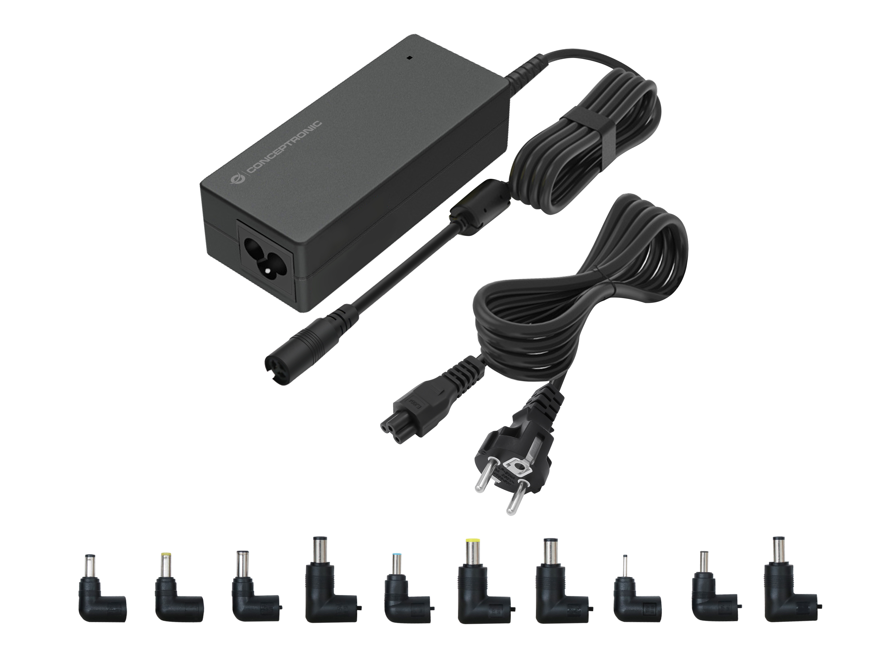 CONCEPTRONIC Univ. Notebook Netzteil inkl.10 Aufsätze 90W