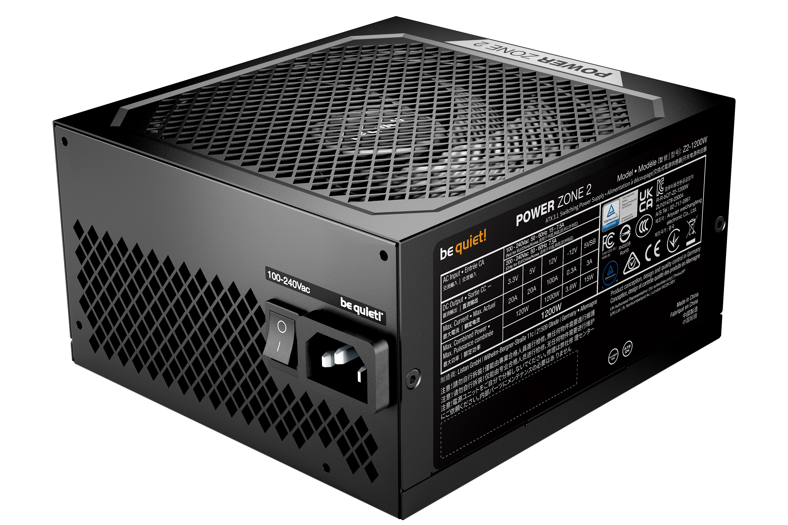 POWER ZONE 2 1200W 80 PLUS PLATINUM