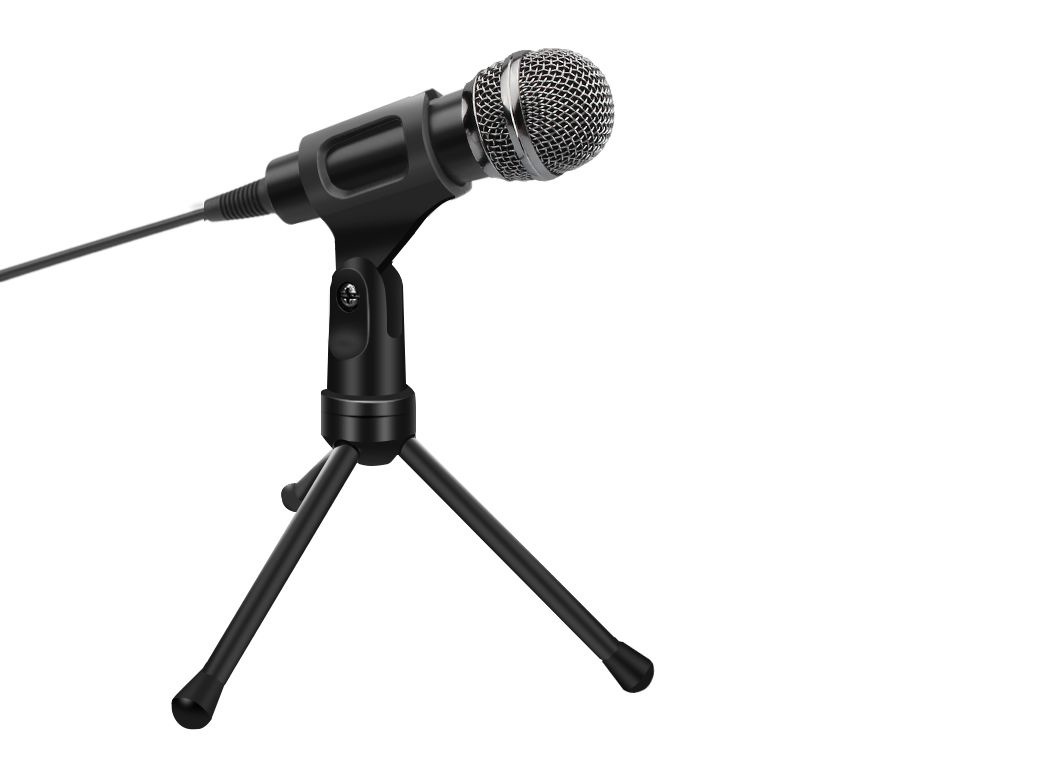 Equip Tischmikrofon Mini-Stereo mit 3.5mm AUX 1.80m schwarz