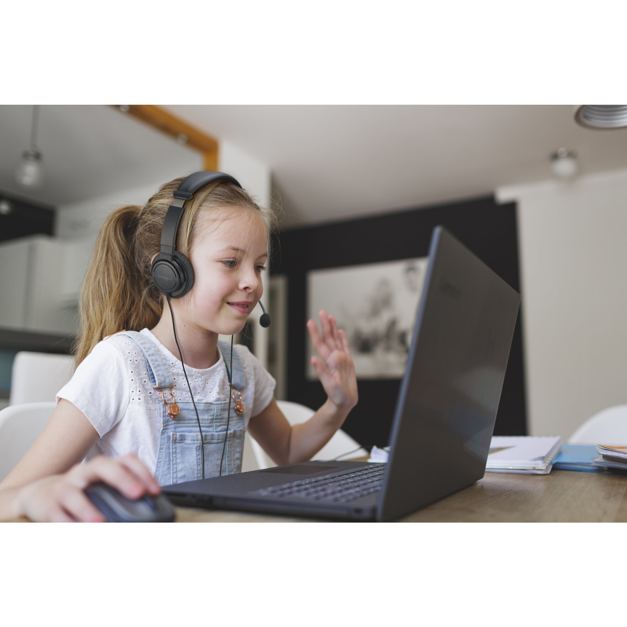 Kensington Classic EQ USB-C Headset Mikrofon Lautstärkeregler Schwarz