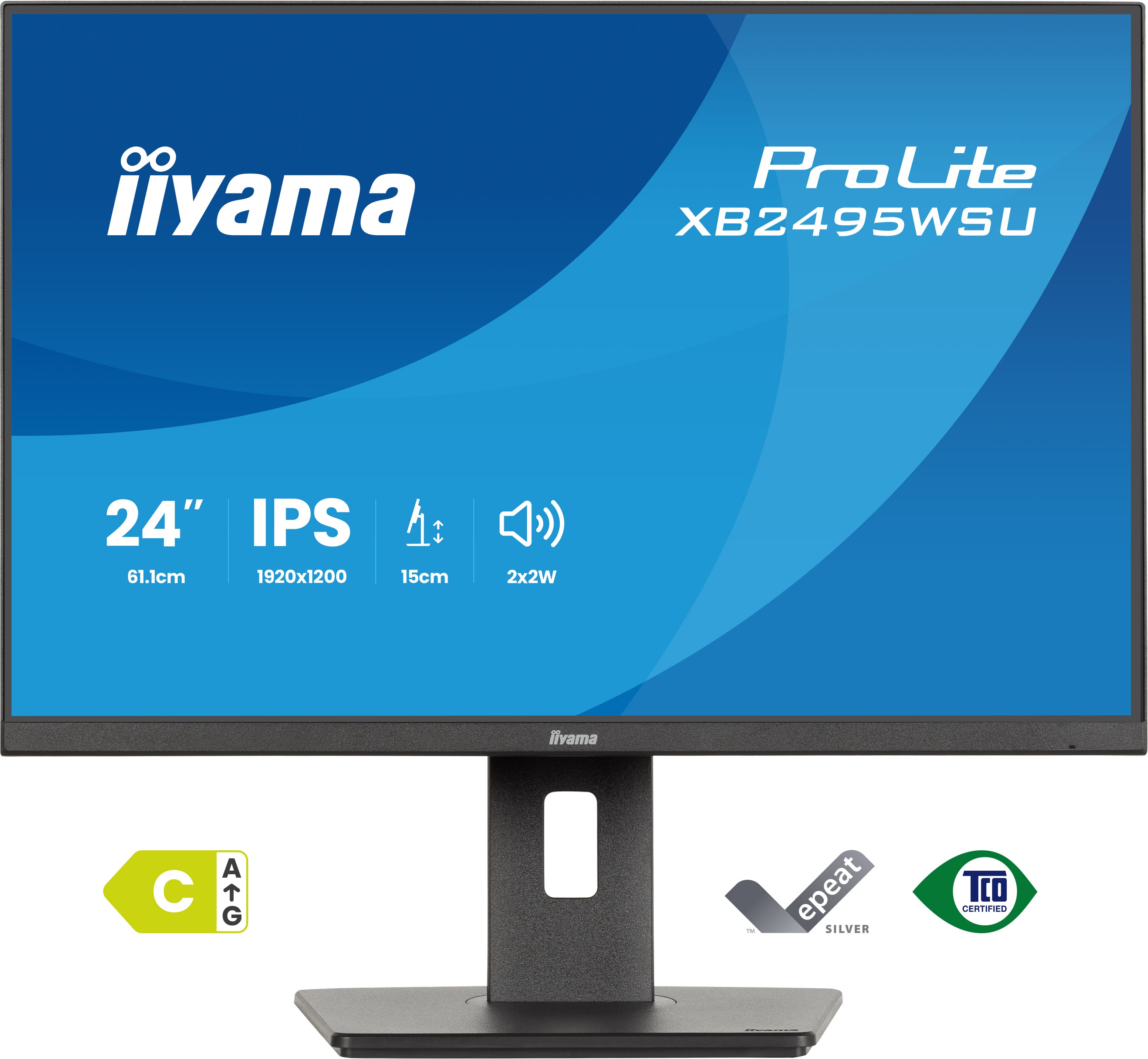 24.1IN ULTRA THIN IPS PANEL 1920X1200 4MS 350CD/M 1500:1 1XH