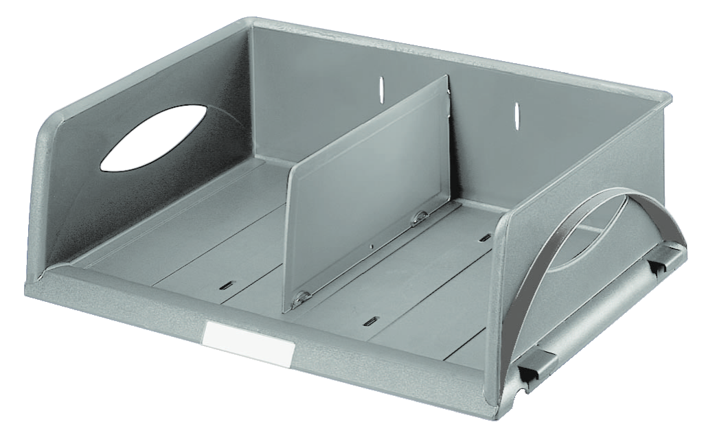 LEITZ Briefablage Sorty A4 quer grau DIN A4, 1 St.