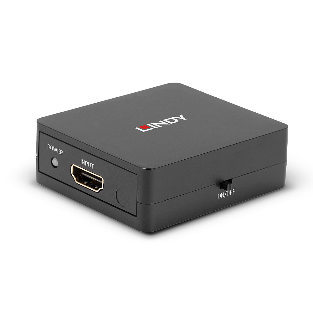 2 Port HDMI Splitter 18Gbps, kompakt