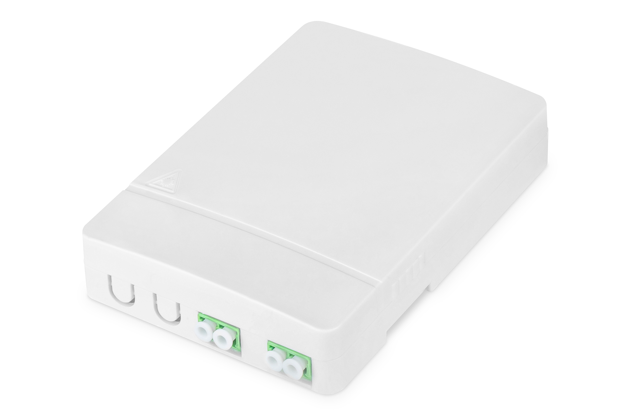 FTTH Gehäuse mit 2x LC/APC DX Kupplung