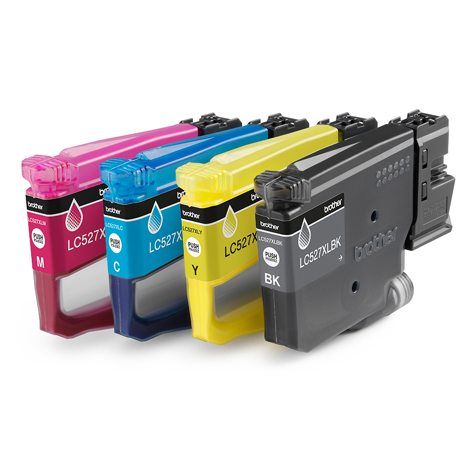 brother LC-527XLVAL schwarz, cyan, magenta, gelb Druckerpatronen, 4er-Set