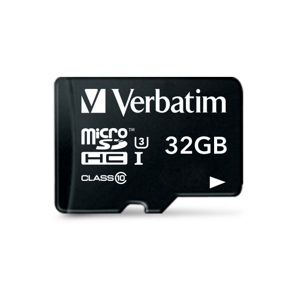 Verbatim Pro 32 GB MicroSDHC Karte Klasse 10