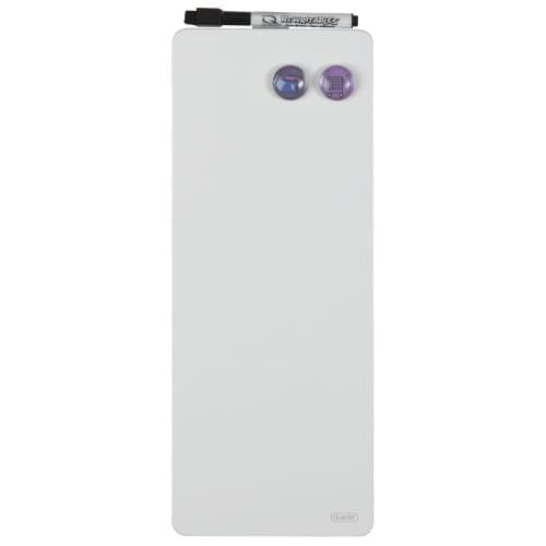 nobo Glas-Magnettafel Mini 14,0 x 36,5 cm weiß