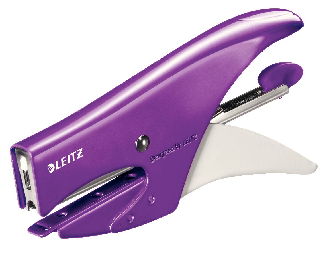 LEITZ Heftzange 5531 WOW violett-metallic, 1 St.