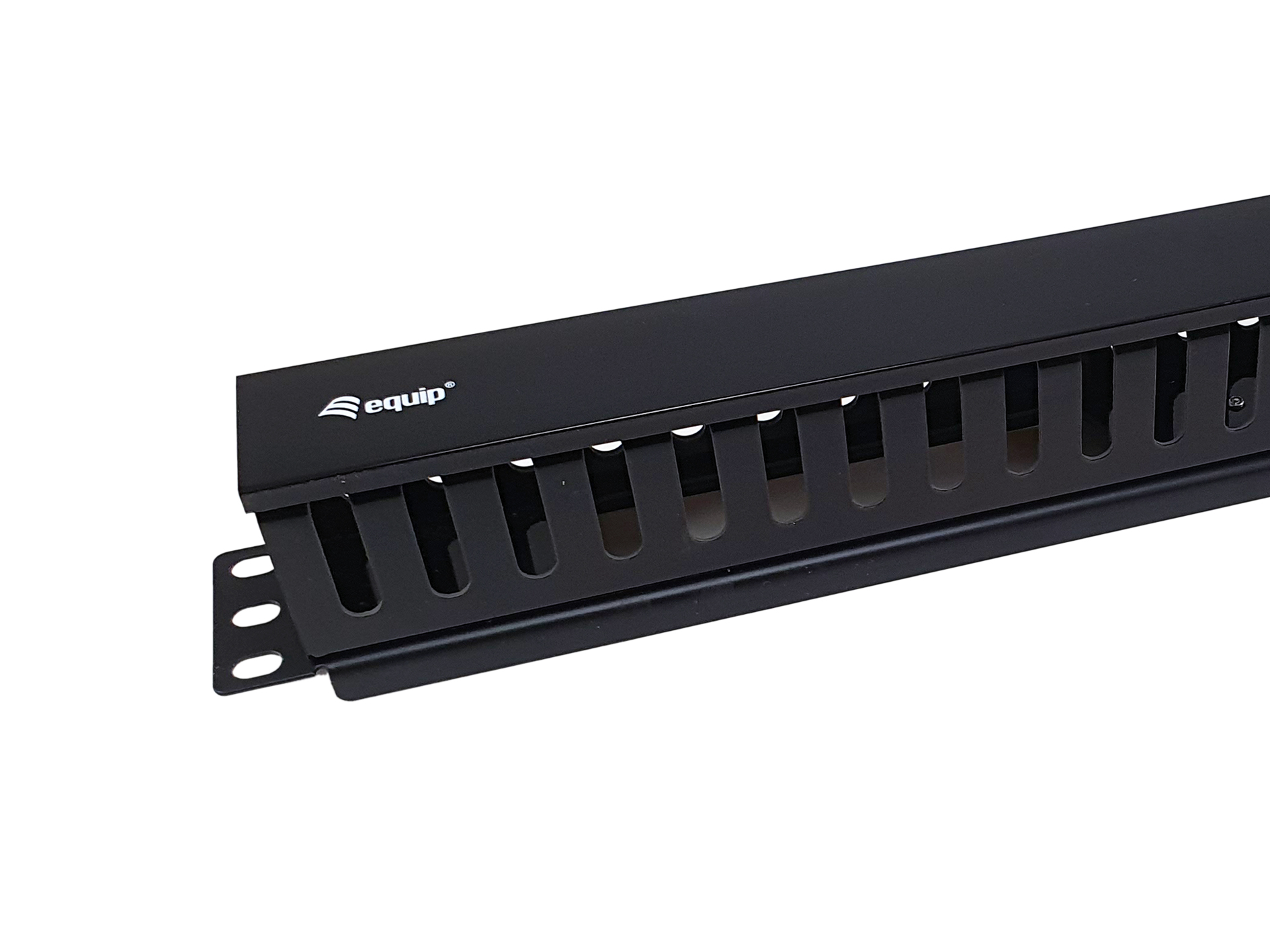 Equip 19 Kabelmanagement RW abnehm. ABS 1U RAL9005