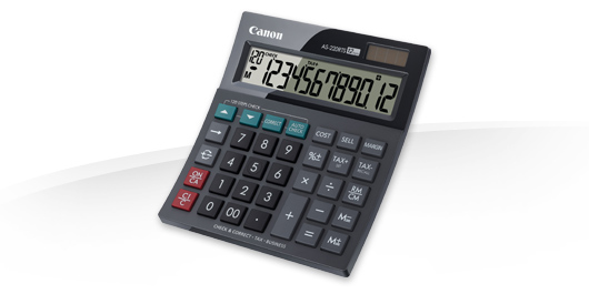 Canon AS-220RTS Tischrechner schwarz