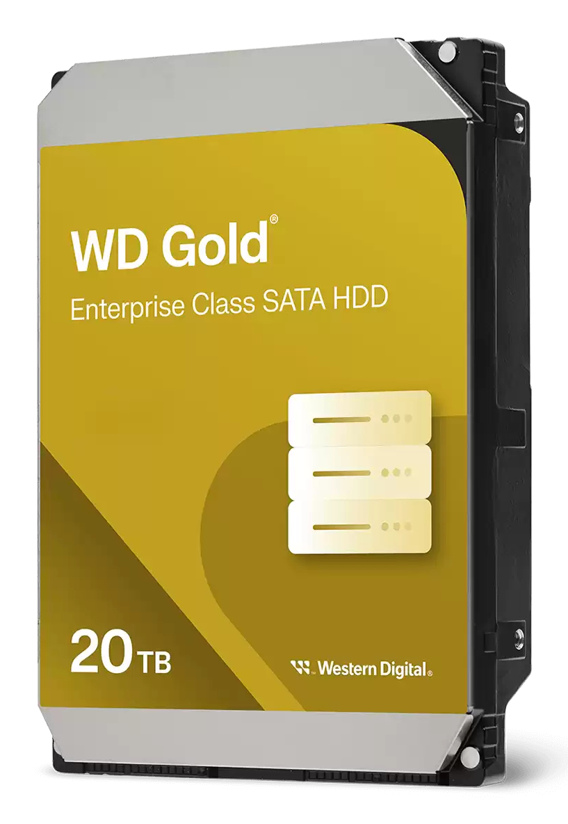 HDD WD Gold WD203KRYZ 20TB/600/72 Sata III 512MB (D)